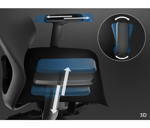 Genesis Fotel ergonomiczny ASTAT 700 czarny - 1104903 - zdjęcie 6